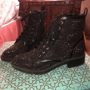 Madden Girl Rhinestone Boots